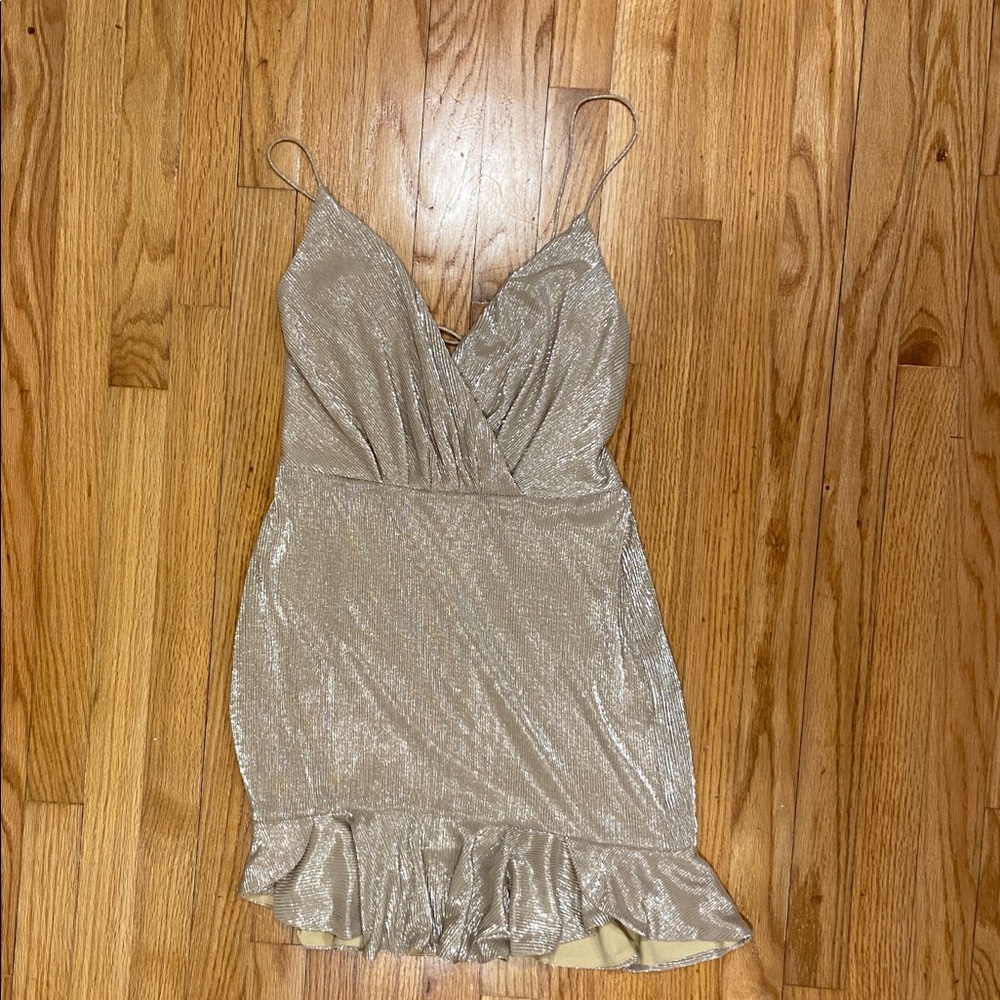 Gold Cocktail Dress New Years Eve